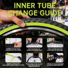 Pollycycle 2pcs Mountain Bike Bicycle Inner Tubes, Suitable For 26/27.5/29 Inch Mountain Bikes, Road Bikes, Ultra-Light TPU Material, Puncture-Resistant, 45mm Presta Valve - Multicolor - View 8
