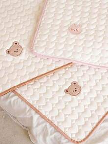 1pc Baby Embroidered Waterproof Mat, Cartoon Little Energy Embroidered Breathable Leak-Proof Diaper Pad, Breathable And Non-Stuffy, Washable And Machine Washable, Easy To Care For, Newborn Baby Exclusive Diaper Pad - Embroidered Waterproof Diaper Pad - View 6
