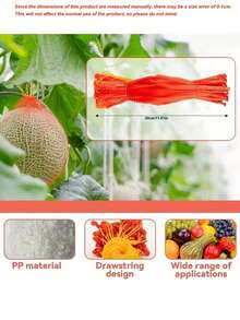 Agricultural Product Mesh Bags - Hammock, Suitable For Garden, Reusable Mesh Bags, Ideal For Climbing Vine Support - Multicolor - View 6