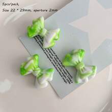 Acrylic Dual Color Gradient Layered Music Bow DIY Mobile Phone Chain Bracelet Hair Clip Hair Accessory Material Loose Bead Jewelry - Multicolor - View 21