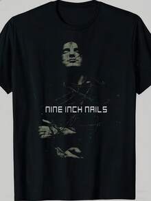 Men T-Shirts - 黑色 - 查看 1