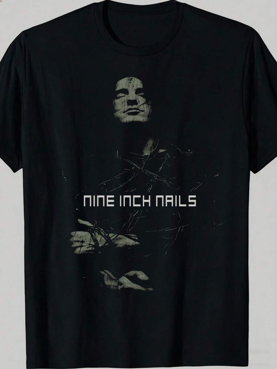 Men T-Shirts - 黑色 - 查看 1