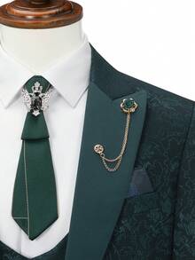 Costume pentru bărbați - Costum verde închis - Vizualizare 6