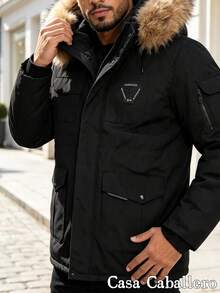Men Down Coats - Black - View 2