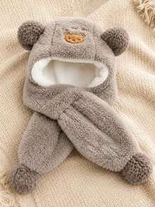 Cozy Hat For Fall And Winter – Featuring A Cute Bear Design, Soft And Warm, Perfect For Everyday Wear - Multicolor - View 5