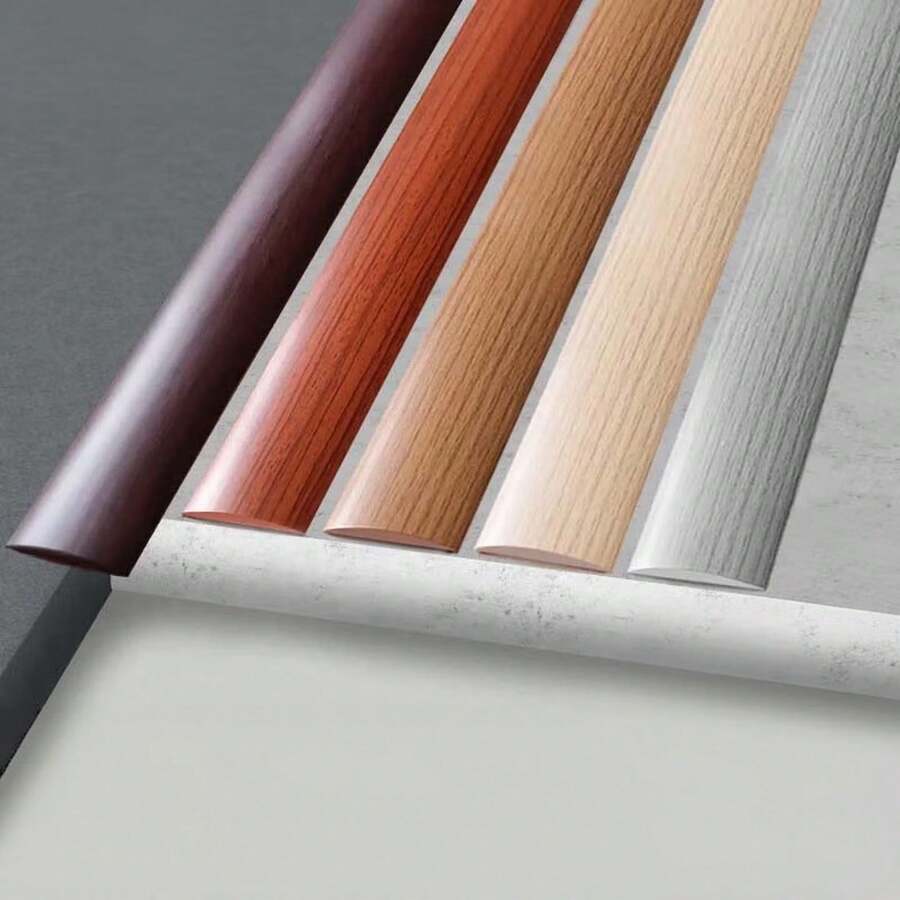 Self-Adhesive PVC Floor Transition Strip - Floor Transition Strip Floor Cover Strip, Vinyl Floor Divider Strip For Connecting Floor Gaps, Easy To Install, Durable And Stylish, Suitable For Kitchen, Bathroom, Bedroom, Entrance, Kitchen Doorway, Bathroom Upgrade, Elegant Design, Modern Interior, Easy Installation Design - 7.6 cm - View 1