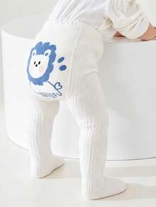 4 Pairs Cotton Kids Tights, Cartoon Colorful Cute Animal Pattern, Baby Toddler Unisex Wearable Leggings - Multicolor - View 8