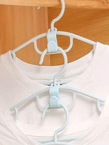 25/50pcs Connecting Hooks, Mini Connecting Hooks, Space-Saving Hangers, Connecting Hooks, Wardrobe Stacking, Tie Rack, Multi-Function Hooks - White - View 7