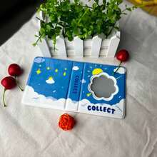 5 piezas/Álbum de fotos instantáneas lindo de 3 pulgadas, álbum de almacenamiento de tarjetas de ídolos mini, colección de tarjetas de fotos - Multicolor - Ver 5