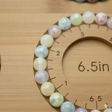 DIY Jewelry Making Bead Board, Bracelet Sizing & Layout Board With Inch Measurement Circles, Beading Design Tray Tool, Multi Size Bracelet Maker Board With 4 Bonus Non-Slip Pads - 6-tier Tray - View 5