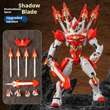 1件裝 Shadow Gun 暗黑之刃可動關節組裝動作人物模型,積木拼裝模型公仔,新款高品質酷炫時尚玩具,DIY全身紓壓益智教具,訓練手眼協調、促進大腦發育與智力成長,裝飾收藏品,適合青少年的完美節日生日禮物 - 彩色 - 查看 8