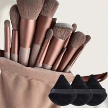 13pcs Professional Makeup Brush Set, Soft Bristle Eyeshadow Foundation Blush Brushes, Suitable For All Skin Care Needs - Ideal Choice For Beginners And Professionals. Perfect Gift For Birthday, Christmas And New Year Celebrations - Multicolor - View 5