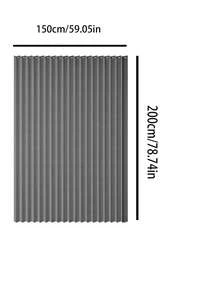 Foldable Beige Fashionable Large Size Room Divider Curtain, All-Season Warmth, Beautiful And Stylish Home Decor, Convenient Storage, Minimalist Accordion Style Door Curtain, Foldable Windproof Divider With Hooks And Storage Strap, Modern Polyester Fiber Decor, Suitable For Living Room, Bedroom, Kitchen - Multicolor - View 10