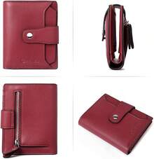 Women Wallet & Check Holder - 3-red Wine - View 6