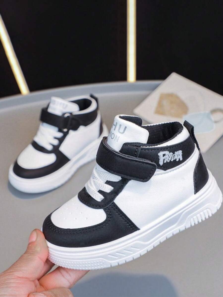 1 Pair Non-Slip Flat Shoes, All-Season Breathable Lightweight Casual Sneakers, Daily Campus White Shoes