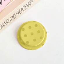 1PC Full Screen Polka Dot Minimalist Solid Color Candy Color Round Polka Dot Matte MagSafe Magnetic Air Cushion Phone Stand Foldable Telescopic Air Pad Adsorption Binge-Watching Finger Ring Support Holder Slouchy Person Gadget Super Beautiful Magnetic Phone Stand - Multicolor - View 9