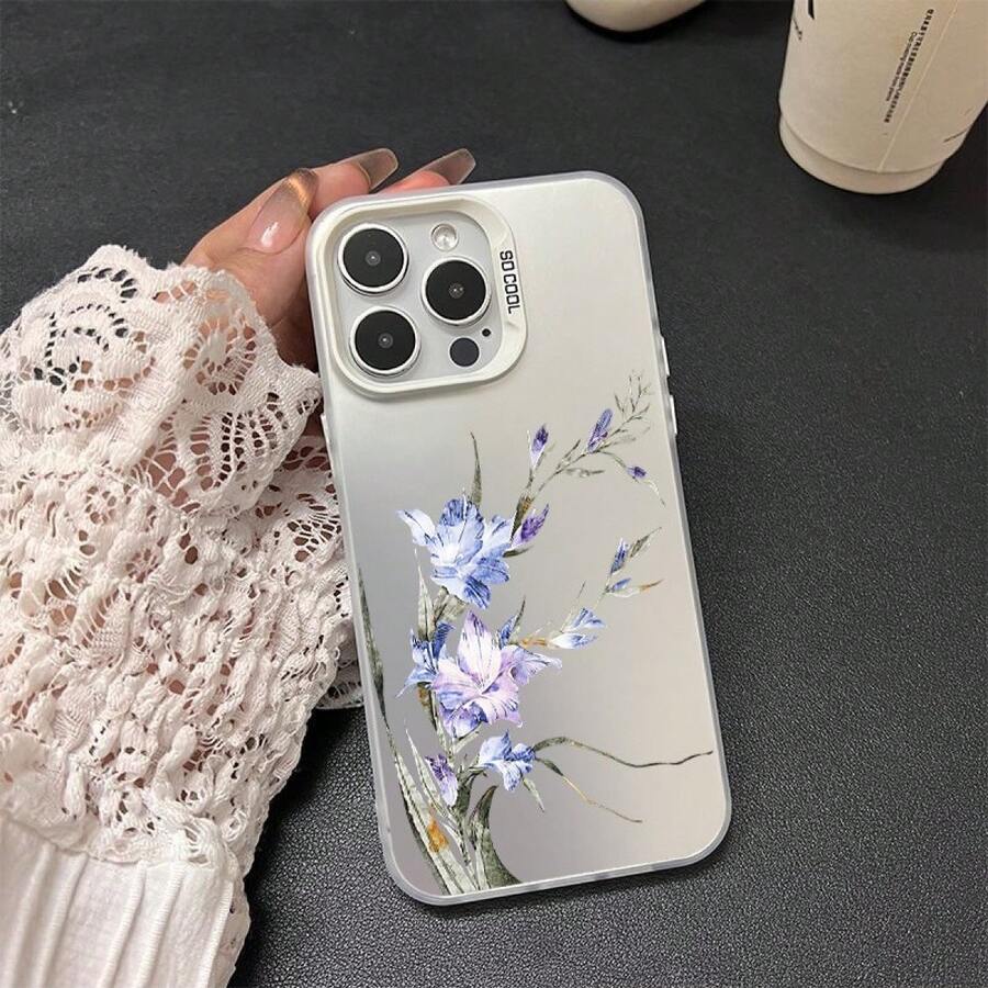 Funda de teléfono genial combinada con proceso IMD de alta calidad, acabado láser colorido en la parte trasera, marco de color contrastante y tacto agradable – un verdadero atractivo visual. - Blanco - Ver 1