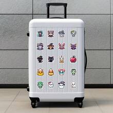 50pcs Cartoon Halloween Stickers, Holiday Graffiti Stickers, Halloween Party Decoration, Halloween Decor, Vinyl Waterproof Stickers For Water Bottles, Computers, Laptops, Phones, Luggage, Notebooks, Refrigerators - Multicolor - View 6