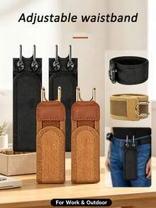 Tool Belt Clip Holder, Wear-Resistant Tool Hook, Portable Waist Tool Storage Hook, Suitable For Carpentry, Electrical Work, Construction Engineering - Multicolor - View 3