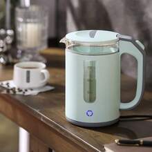 Hervidor Eléctrico OCTAVO 1.2L Acero Inoxidable 304 1000W Hervido Rápido Calentador de Agua Base Inalámbrica Apagado Automático Protección Contra Hervido en Seco Indicador LED Para Té y Café en el Hogar - Tipo de Enchufe B USA (110-127V) - Ver 8