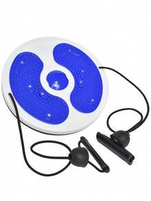 1pc Portable Waist Disc With Resistance Band, Fitness Equipment, Foot Massage Board, PP Material, For Core And Abdominal Workout, Suitable For Gym, Yoga, Pilates, Dorm, Home Daily Training, Back To School Season - Multicolor - View 14