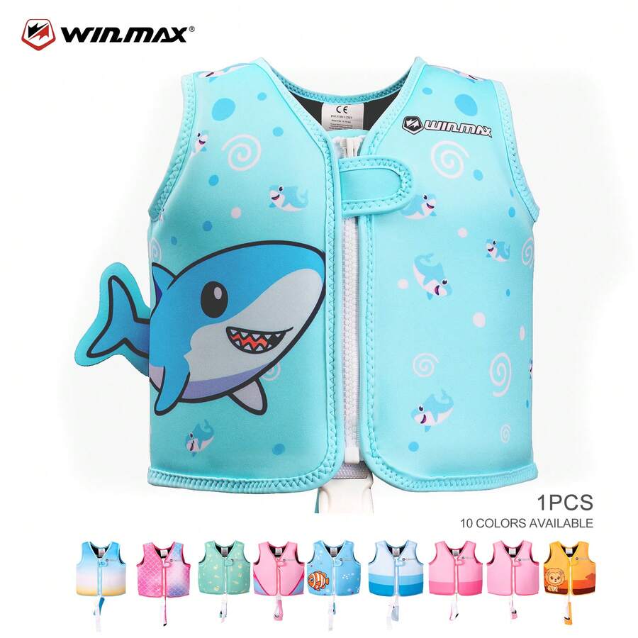 WIN.MAX Children's Buoyancy Vest, Adjustable Buoyancy Jacket, Portable Swimming Aid Equipment, Beginner Water Sports Life Jacket, First Day Of School - Multicolor - View 1
