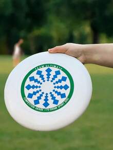1pc Professional Outdoor Sports Graffiti Flying Disc, Competitive Spinning Disc For Adults - White - View 10