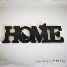 HOME Letter Decorative Crafts Are Designed In A Modern Style, Creative And Simple Way. They Are Made Of High-Density PVC Co-Extruded Board Composite Panels Suitable For Home Decoration, Party Decoration Gifts. - one-size - View 7