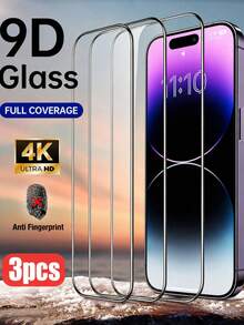 CASECOPS 3入組強化玻璃全螢幕保護貼，Ultra HD 9D 格式，相容 iPhone 18 Pro Max/18 Pro/17 Pro Max/17 Pro/17 Air/17/16 Pro Max/16 Plus/16E/15 Pro Max/14/13 Mini/12/11 全系列手機，全覆蓋 9H 強化玻璃螢幕保護貼，耐刮、抗震、防摔、觸感滑順、防指紋，日常手機必備保護配件 - 3件 - 查看 31