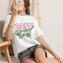 Women T-Shirts - 白色 - 查看 1