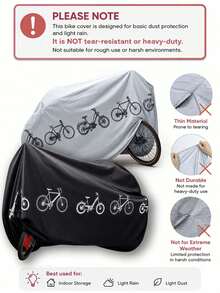 All-Weather Outdoor Bicycle Cover, Waterproof, UV-Resistant, Dustproof | Foldable Bike Cover For Garage, Patio, Travel | #Bicycle Accessories #Outdoor Essentials - Multicolor - View 11
