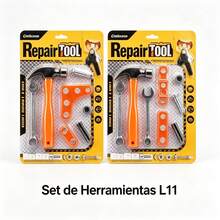 Juguete de herramientas de simulación L11, existen 2 estilos para elegir, juguete de bricolaje para niños - 1 - Ver 5