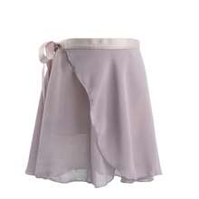 1pc Women's Chiffon Ballet Wrap Skirt, Adjustable Tie Sheer Flowy Mini Skirt, Single Layer Wrap Skirt, Suitable For Dance Performance, Gym Workout, Ballet Style Daily Layering - Multicolor - View 14