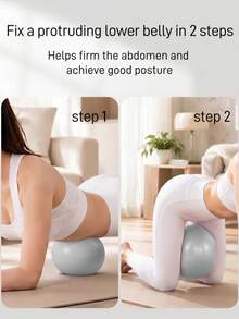 1PC Yoga Ball Pelvic Floor Muscle Ball Hanging Abdominal Exercise Postpartum Recovery Pilates Multi-Function Fitness Ball 25cm - Multicolor - View 3