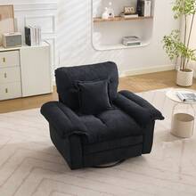 2 Seat Sofa Black - Modern Living Room Sofa - Black 3 Seat - View 2