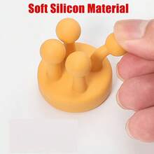 2PCS No-Drill Traceless Silicone Multi-Claw Hooks, Self-Adhesive Wall Mount Storage Clips, Bathroom Hanging Toothbrush, Razor, Towel, Plug, Home Multi-Function Silicone Adhesive Hooks - Multicolor - View 2