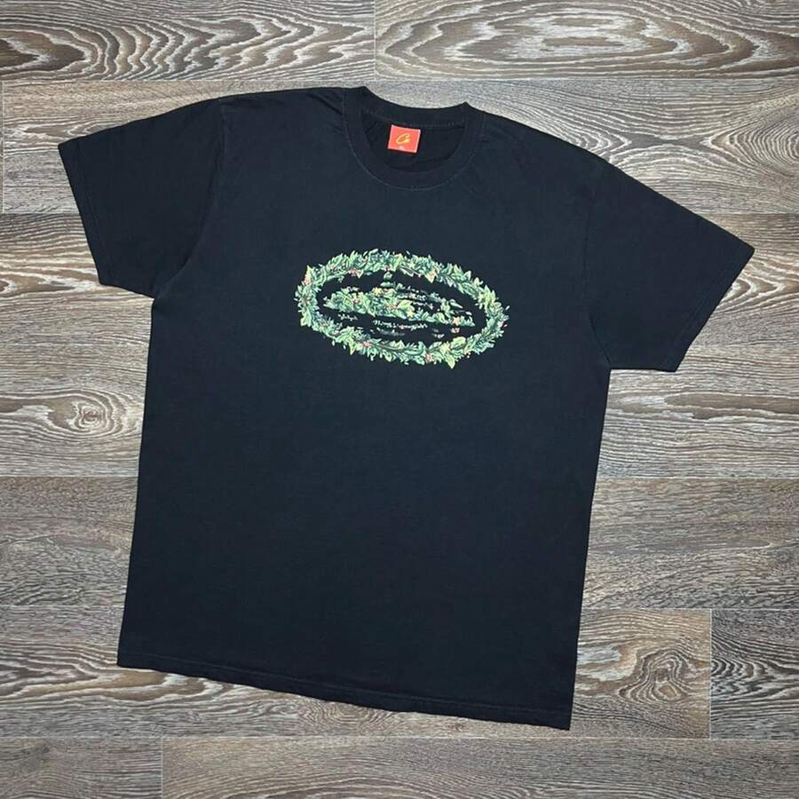 Alcatraz Island Round Grass Graphic Print T-Shirt Size - 樣式1 - 查看 1