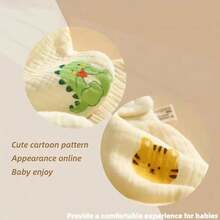 3pcs Gauze Petal Bibs Drool Bibs Baby Bibs Rotating Gauze Bibs - Multicolor - View 4