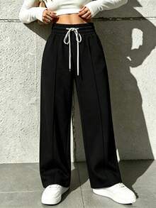 Women Sweatpants - Black - View 1
