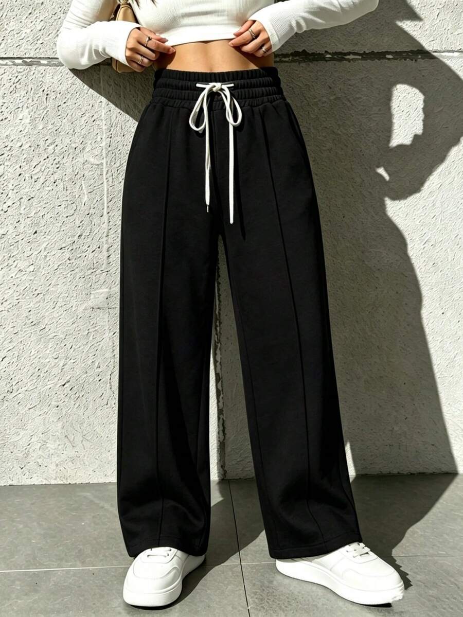 Women Sweatpants - Black - View 1