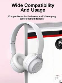 ProSound 無線立體聲耳機 - 5.3 無線晶片、長效電池續航、遊戲適用、可折疊設計、清晰音質、舒適佩戴，生日送禮首選，適合男友、女友，隨時隨地享受音樂 - 彩色 - 查看 7