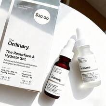 The Ordinary The Resurface & Hydrate 套組，含玻尿酸精華液 + AHA，各 15ml - 2-Piece Set - 查看 3