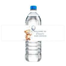 UNICCUT 30pcs Customized Cute Teddy Bear Water Bottle Label Stickers For Baby Shower, Baptism, Birthday, Christening, Personalized Gender Reveal - Multicolor - View 20