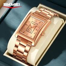 Skmei 2679 Hot Sell New Design Men Quartz Watch High Quality Stainless Steel Band Waterproof Simple Business Watch - one-size - View 8
