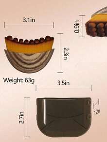 Sikat Wajah Kontur Limfatik Baru, Sikat Pijat Wajah Detoksifikasi Limfatik, Cocok untuk Kontur Dagu dan Leher, Lembut untuk Semua Jenis Kulit, Alat Kecantikan Ergonomis, Dilengkapi dengan Kotak Penyimpanan Portabel - A - View 4