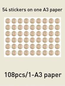 Custom Floral Round Stickers, Elegant Personalized Seal Labels For Wedding, Birthday, Gift Wrap And Party Favors, Vintage Customized Text Decor, Customizable Thank You Envelope Seals, Thanksgiving And Christmas Gift Packaging, Custom Stickers - Style a - View 9