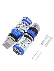 Motorcycle Pedal Electric Vehicle Aluminum Alloy Foot Pad Rear Foot Rest Rear Seat Spring Foot Rest Modification Accessories - Spring-loaded Pedal - View 8