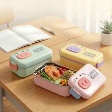 304 Stainless Steel Lunch Box, Bento Box Adult, School Student Metal Lunch Box, Japanese Bento Box, Cutel Food Containers With Lids, Small Lunch Containers - Multicolor - View 1