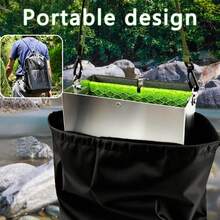 37pcs Complete Gold Panning Kit With 50" Sluice Box For Gold Mining ,Adults Aluminum Alloy Gold Mining Equipment, Includes Gold Pan, Classifier Screen, Separating Magnet And More - Black - View 8