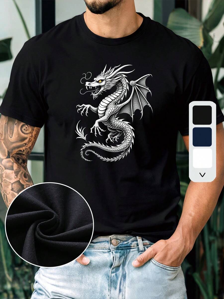 Men T-Shirts - Black - View 1